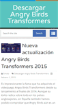 Mobile Screenshot of descargarangrybirdstransformers.com